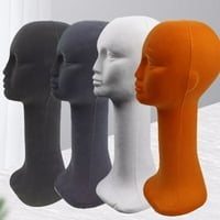 Travelwant Styrofoam Wig Head - visoka ženska pjena Mannequin perika i držač za stil, model i prikaz