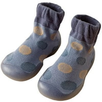 TODDLER Boy cipele Baby Retro Dot Mid Duljina hoda cipele Toddler Mekane jedinice visokog gornje čarape