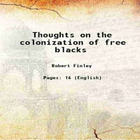 Misli o kolonizaciji besplatnih crnih 1816