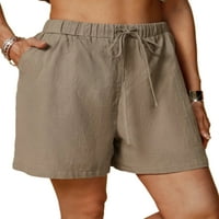 Paille žene dno Bermuda kratke vruće hlače Čvrsto kolor mini pantne casual plaže Ljetne kratke hlače
