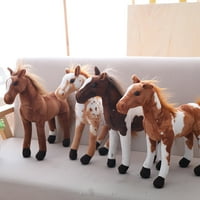 Gwong 3D simulacija konja plišana plišana punjena lutka dječja igračka soba dekor foto rekviziti