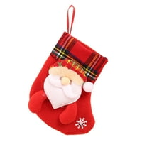 Fnochy Povratak na školu Modne božićne čarape Poklon torba Božićna oprema za ukrašavanje drva