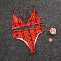 Daqian ženski kupaći kostim seksi bikinis set Women Hones Color Bikini Brazilski kupaći kostimi Dvodelni