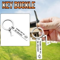 Funny privjesak za ključeve sa ključem Zahvaljujući svi poklon A-Z pismo orgazmi Q5G5