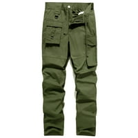 Multi-džepne hlače otporne na habanje Oprema za vještinu vojske ventilatora dugačke hlača, zelena, s