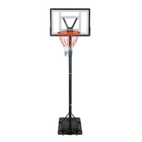 Kašičica za ublažavanje košarkaškog sustava za djecu i mlade, visine 8-10ft, s kotačima