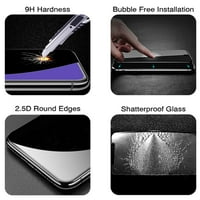 Bemz Shields za Apple iPhone - Okrugli ivici kućice, bez mjehurića, visokog odziva za zaštitu od stakla