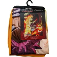 Bajkovni rep Anime Natsu Dragonleel & Dragon Sublimacija bacaju pokrivač