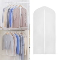 Odjeća za prašinu s patentnim zatvaračem prozirna zadebljana odijela za pranje odijela haljina za zaštitu