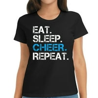 Jedite na Cheer-u za spavanje Ponovite navijače navijačice GI Ženski ljetni tee sa jedinstvenim grafičkim