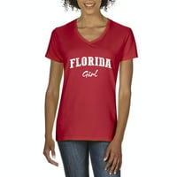 Arti - Ženska majica V-izrez kratki rukav - Florida Girl