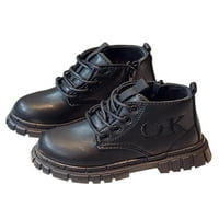 Zodanni Unise Kids Combat Boot bočni patentni zatvarač Ležerne cipele Platform Boots School Zimske cipele