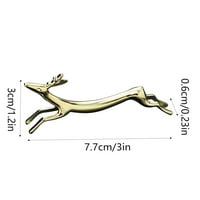 Početna Dekor Legura Jazavčasti pas Wild Deer Chipnick Frame Korejski štapići Držač ružičasto pozlaćeno srebrno pozlaćeno držač jastuka