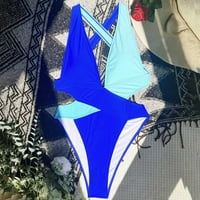 Fnochy bikinis za žene odozgo za čišćenje pokrivaju jedan bod kostim kupaćim kupaćim kupaćim kostima