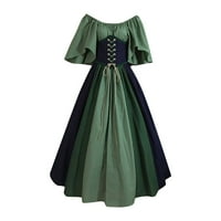 Viktorijanske haljine Tradicionalna irska haljina sa korzetom za žene, renesansna haljina plus veličina