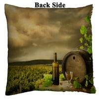 Barrel i vino vinograd o vinogradu reverzibilni sirena sekfica jastuk na mir na poklopac zgloba
