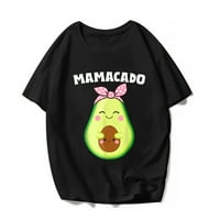 Mamacado mama avokado vrhovi majica majica mama života kratkim majčinim dan grafike Žene casual majice