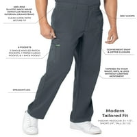Landau Profle prilagođen fit udobnim rastezanjem pantalona za čišćenje 6 džepa za muškarce 2103