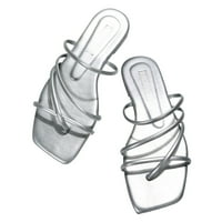 Loopsun Ljetne sandale za žene, ženske sandale za čišćenje, žene ljetne modne papuče Čvrsto kolor prstom