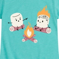 Instant poruka - Marshmallow Fire - Grafička majica malih i mladića i mladih kratkih rukava
