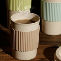 BIPLUT 350ml 450ml 550ml vodene čaše za hranu, otporna na papir, otporna na kafu, šalica za kavu sa zaštitnim rukavima za dom