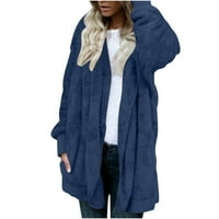 Modne žene odijelo dugih rukava od pune odjeće drži tople zimske vrhove kaputa Hot6SL4490430