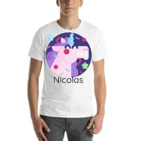 2xl personalizirana zabava Unicorn Nicolas Skraćena pamučna majica kratkih rukava od nedefiniranih poklona