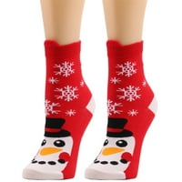 Ediodpoh Ženska zima slatka plišana ušna božićna čarapa super meke tople čarape unise čarape d jedna