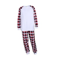 SDJMA Usklađivanje porodične pidžame postavlja božićnu PJ-ovu odjeću za spavanje otisnuta sa odijelima