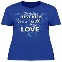 Samo djeca zaljubljena zaljubljena majicama žene -image by shutterstock, ženska x-velika