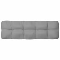 Sofe set paleta Sofa jastuka Tkanina 47.2IN Dužina sjedala i stražnji jastuk sa 27,6-inčni bočni jastuk Siva za set na otvorenom