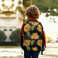 Suncokreti cvjetni ruksak, Unisexov ruksak, knjigovodbe, ruksak za studente, teen Boys ruksake za srednju