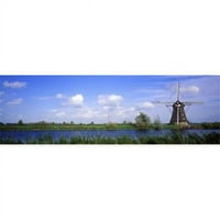 Panoramske slike PPI63942L Windmill Holland Poster Print panoramskim slikama - 12