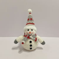 Heiheiup Božić užali snežni ukrasi za snijeg Snjegović užaren LED lakim zimskim prazničnim zabavama