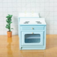 Hesocy minijaturni stol za kuhanje Realna prekrasna fina izrada mini lutka kuća za kuhanje za kuhanje