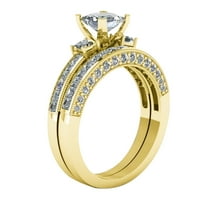 Heiheiup Prsten Par nakit američki i dijamantski set prsten europski prsten ženski prstenovi velike veličine prstena za žene