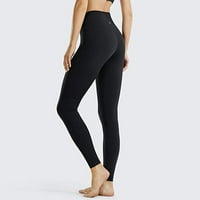 Pantalone za žene veličine čipke plus visoki struk joga sportski modni hlače velike struke