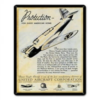 Prostor znakovi AMI in. United Acraction Corporation Satin Vintage Metal znak