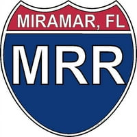 Američka međudržavna naljepnica Miramar Florida