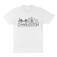 Skyline Charleston Južna Karolina majica unise 4x-velika bijela