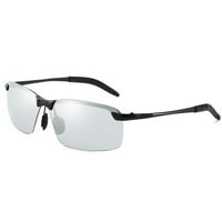 YuQi polarizirani sportovi sunčane naočale stilski metalni UV zaštitni nijansi bez oružja vanjskih naočala za muškarce i žene C10