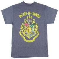 Harry Potter Big Boys Wizard u treninzima mornaričke majice Heather