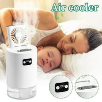 MIDSUMDR Mini klima uređaj HUMIDIFIER 4,8 × Ventilator za hlađenje vode Novi stil Mini zrak hladnjak