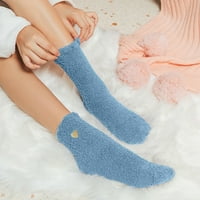 PLOKNPLQ Snaga za žene Par ženska povremena životinja Print Pamuk Trazert Lady Socks Tube Udobne čarape Čarape za gležnjače Obuke Plave Jedne veličine