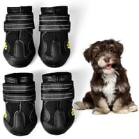 SHLDYBC čizme za pse klizne pseće čizme sa reflektirajućim čvrstim potplatom 4pc, ljetna ušteda