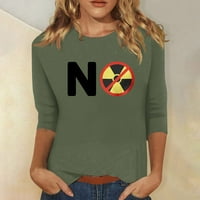 Sksloeg rukava za žene Dressy Sleeve Jeseni modni vrhovi Basic Odbacivanje nuklearnih otpadnih voda
