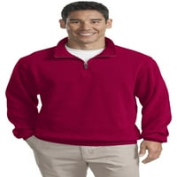 Lučka uprava F Muški pulover s rafama - TRUE CRVENO - 4x-Large