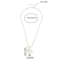 Wiueurtly ogrlice Personalizirani par koji odgovaraju ogrlicu Privjesak nakit Privjesak nakit pogodan za Valentinovo