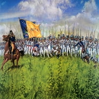 Bitka za Chippewa, 1814. Nwinfield Scott brigada pešadije u bitci za Chippewa, Kanada, juli 1814. Poster