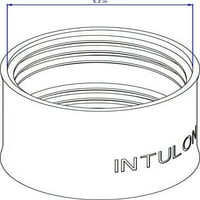 INTULON TUBE Portable A C AC klima uređaj Spojnik za crijevo CUPOUSH - Komplet u smjeru kazaljke na